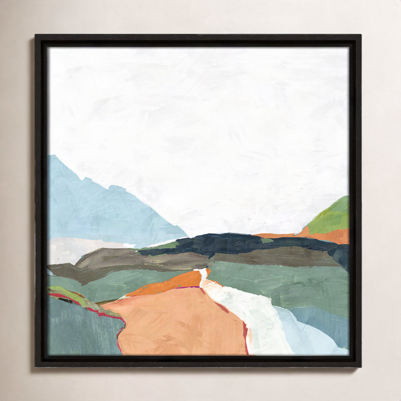 Addy "April Morning" Painting, 31.5" H x 31.5" W, Espresso