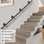 Black 3M Stair Railing Handrail Accessories Wall Mounted Indoor And Outdoor Step Non-Slip Handrail