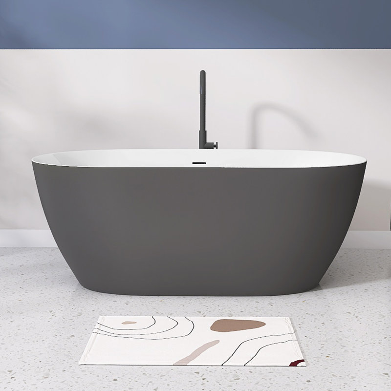 Bathtubs 67'' x 29.5'' Soaking Acrylic Bathtub