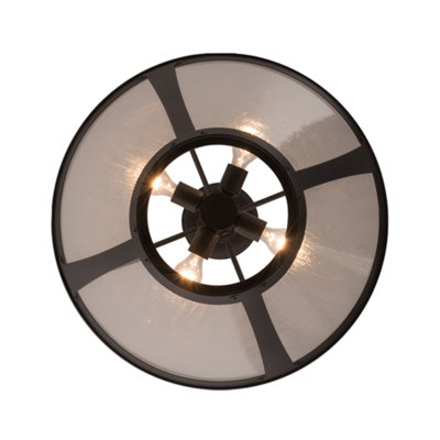 Lustre géométrique à 4 lumières Arine