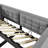 Upholstered Christenson Size Daybed, Hydraulic Storage Christenson Bed Frame With Usb & Type-C Charging, Bed Frame With Wooden Slats And Tufted Sofa Back-1502068086