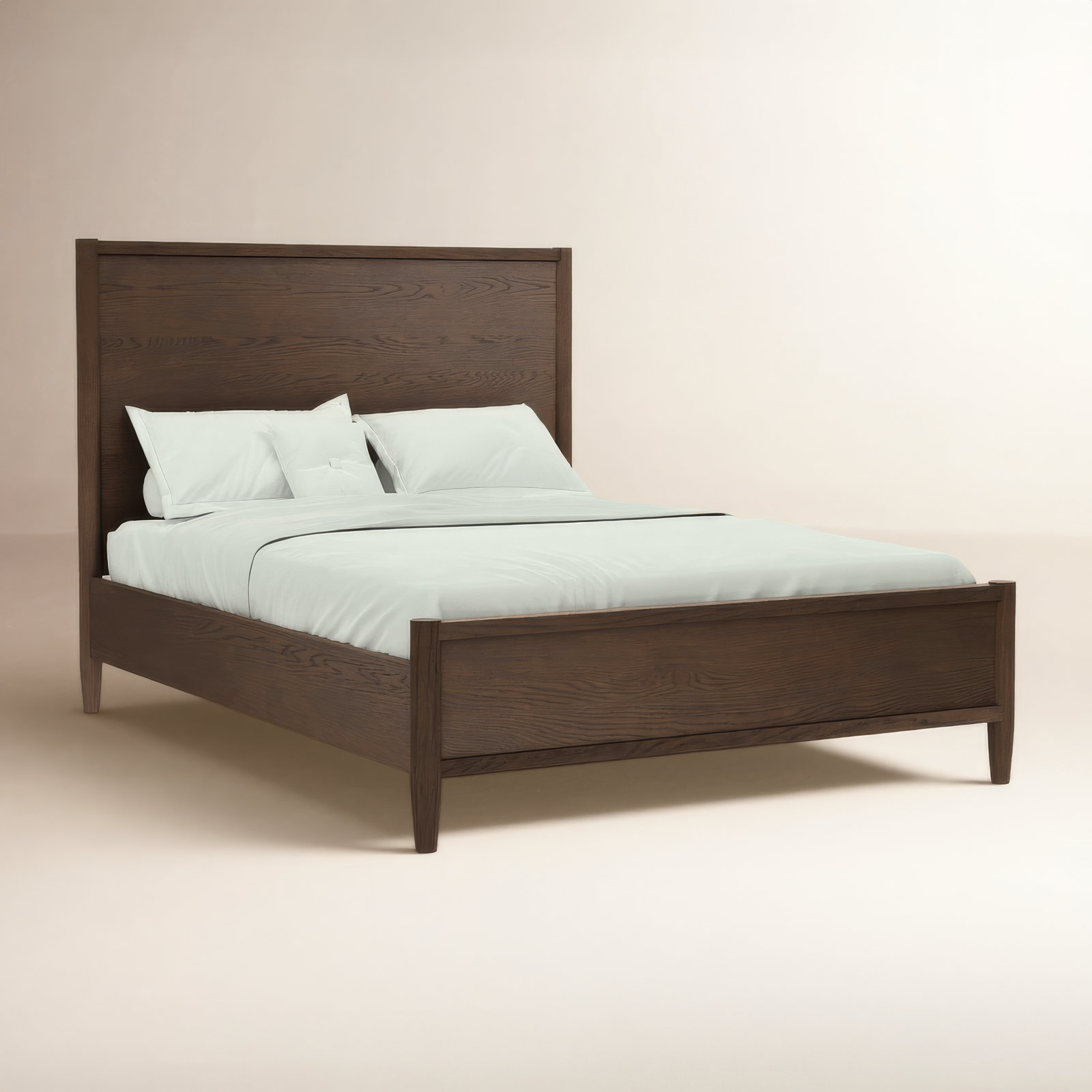 Reece Panel Bed, California King, Walnut