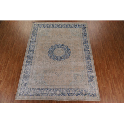 Tapis persan Kerman noué à la main 10 x 13