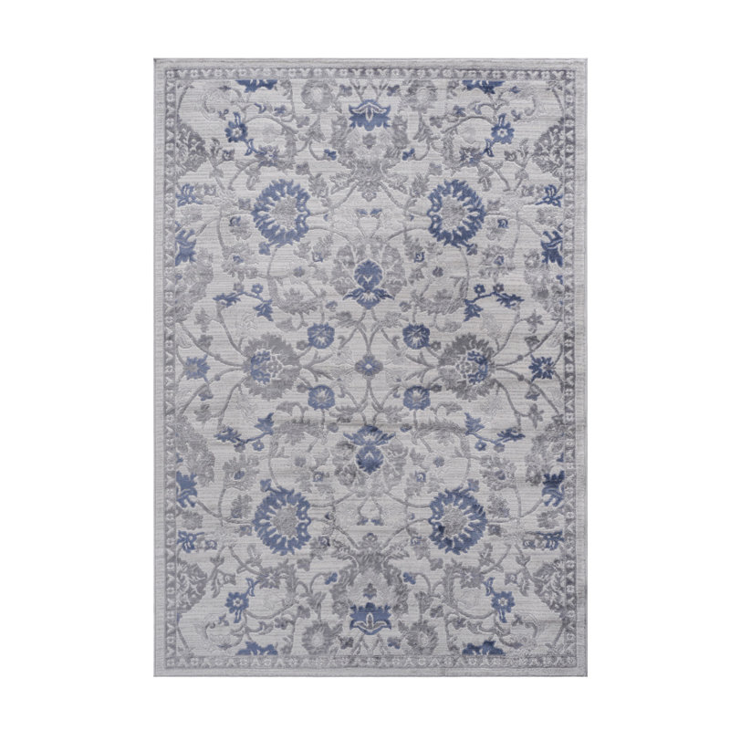 Tapis de salle à manger de collection sans perte de poils de la collection, Rectangle 5 pi 3 po x 7 pi 6 po