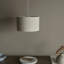 Linen Blend Drum Pendant Shade-311245122
