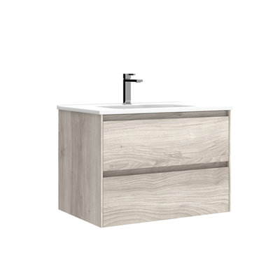 Ensemble de meuble-lavabo simple mural Perla