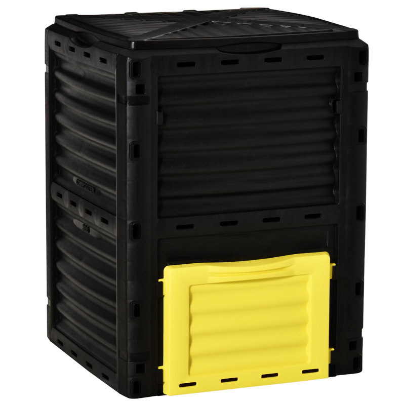 Composteur d'extérieur à grande capacité Outsunny