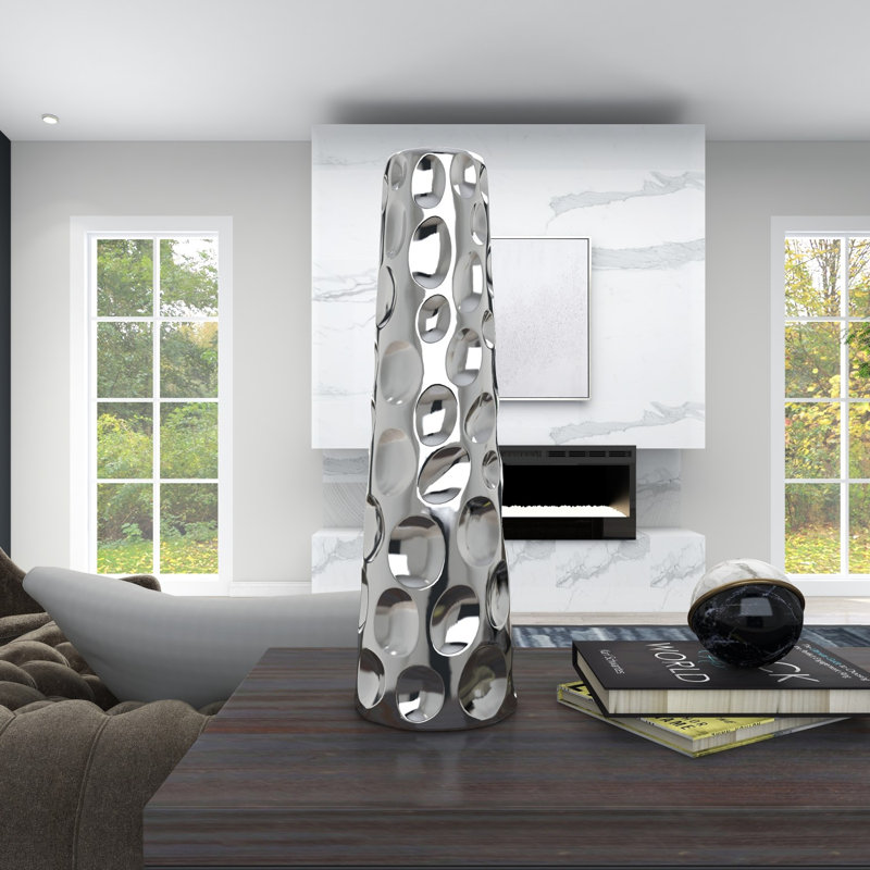 Vase de plancher Meltham, Argent