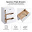 Armoire de rangement autoportante pour salle de bain 24 "Cube-1624153708
