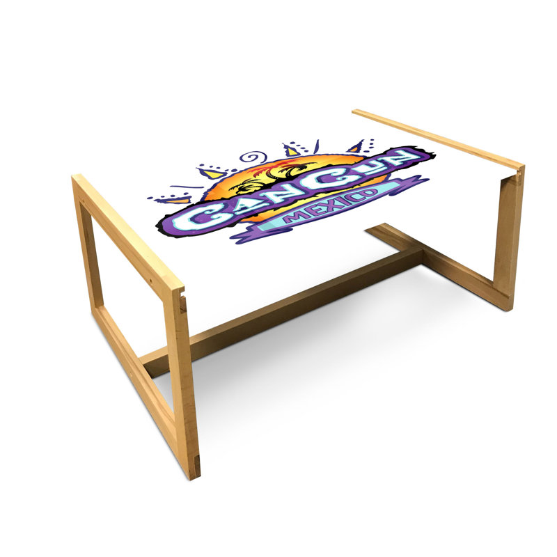 Jaffer Sled Coffee Table, 90cm H x 62cm W x 40cm D