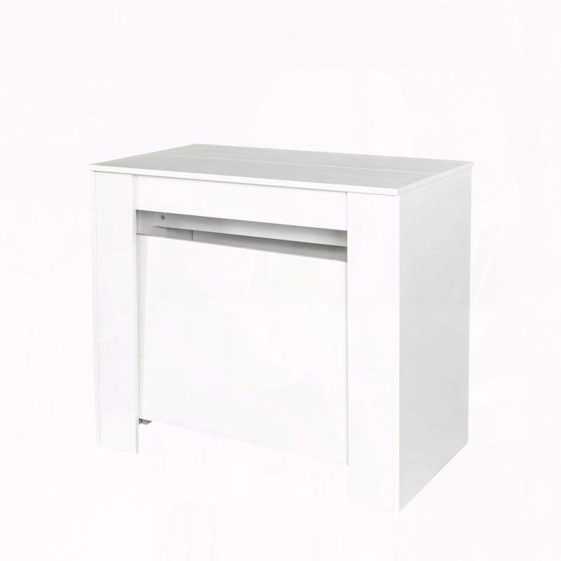 Multifunctional extendable Dining table, White