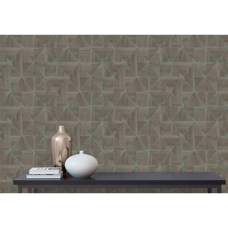 Arundel Cheverny 10.06m x 52.07cm Textured Matte Wallpaper Roll, Coffee