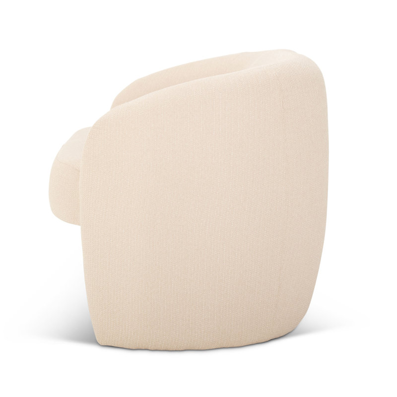 Yancy 60.75'' Upholstered Settee, Private Beige