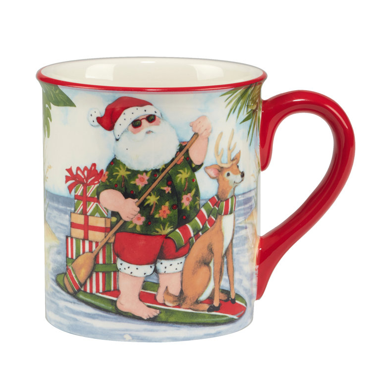 Santa Mug, Set of 4