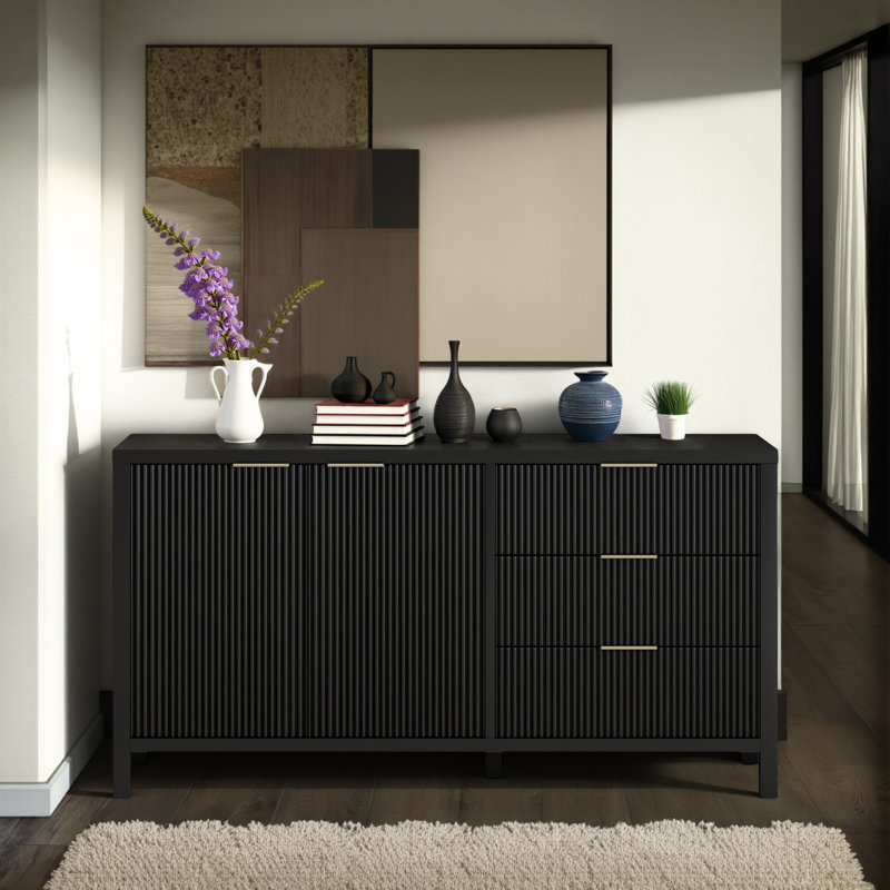 Buffet Modern, Noir