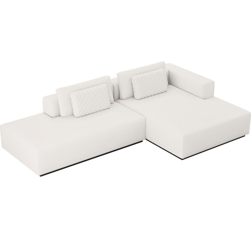 Spruce Modular Sectional, Right Hand Facing, 31" H x 124" W x 72" D