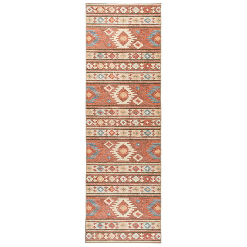 Canyon Natural Machine Washable Rug, Runner 2'6" x 8'