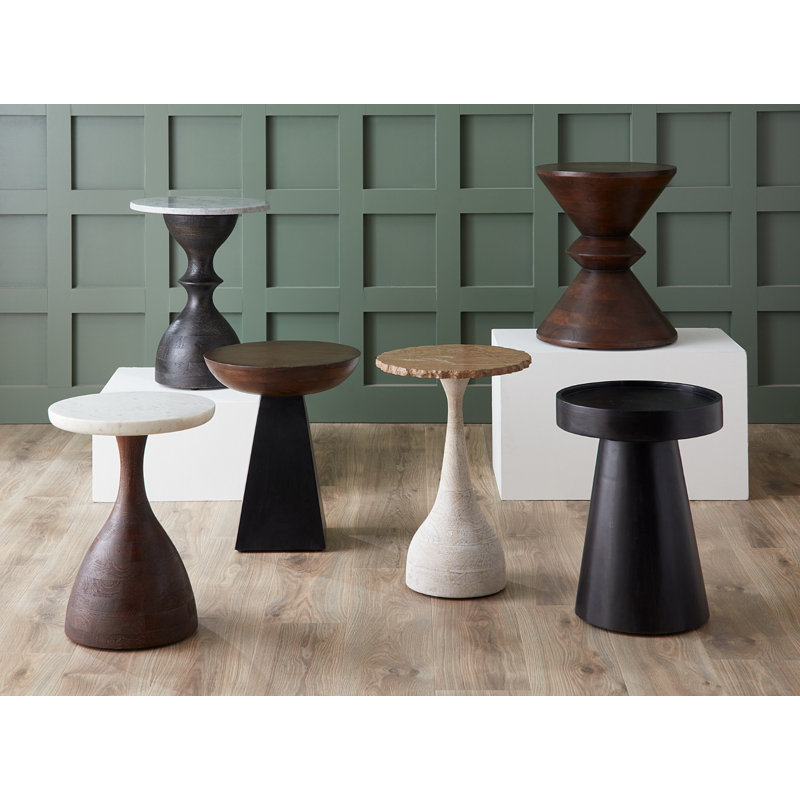 Palm Desert Marble End Table