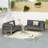 X-Back Left -Right Corner Bench Set