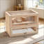 Cages spacieuses et petits animaux, cage rustique en bois pour la maison