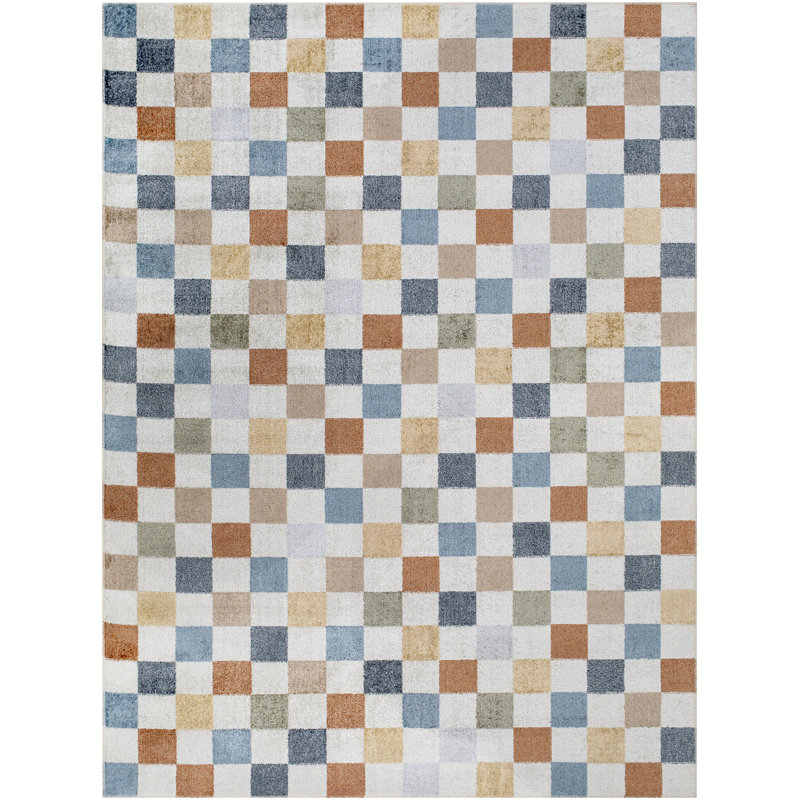 Jules Checkered Area Rug, Rectangulaire 2 pi x 3 pi