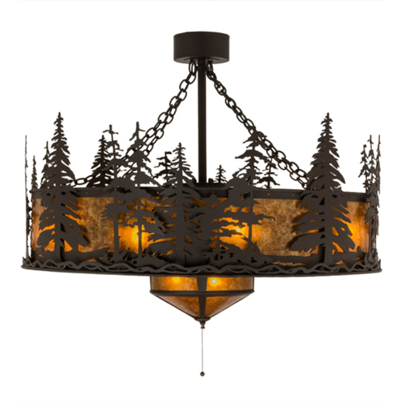 Tall Pines Downrod Ceiling Fan