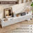 70.9" Curved TV Stand for TVs Up to 80 inches, TV Console with Fluted Doors and Storage Cabinets-1177896441