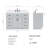 Tidworth 48'' Solid Wood Single Bathroom Vanity with 1.5'' Carrara Quartz Top Sink-641318183-658798173