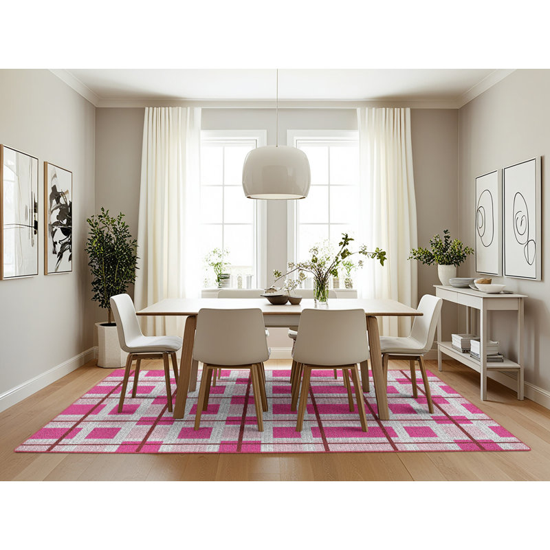 Geometric Indoor Rug, Rectangle 7' x 10'