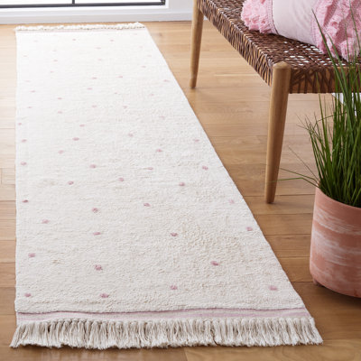 Tapis ivoire / rose Easy Care 212