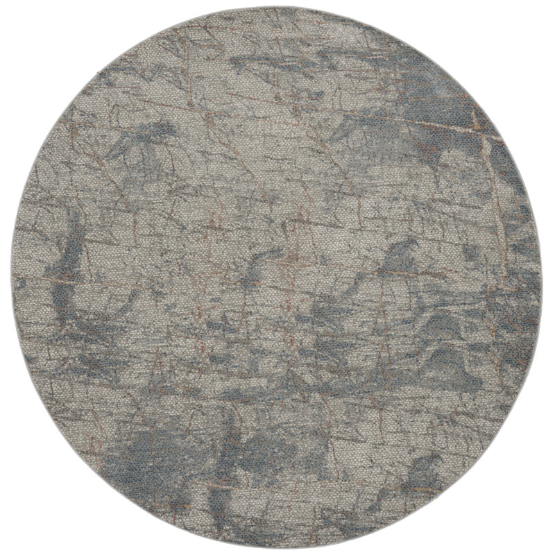 RUSTIC TEXTURES - Area Rug, Round 5'3"