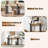 63'' Farmhouse Console Table With Wooden Narrow Design And Extra Long Structure For Living Room & Entryway-1018982613
