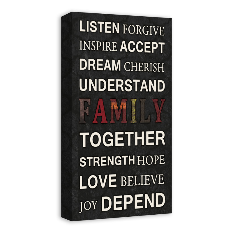 «Family Inspiration», reproduction sur toile