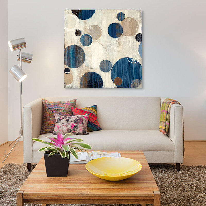 «Cool Bubbles», reproduction sur toile, H 48 po x l 48 po x P 1,5 po, Pas de tapis, Toile tendue