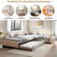 Multifunctional Upholstered Daybed With Trundle And One Drawer-235823917