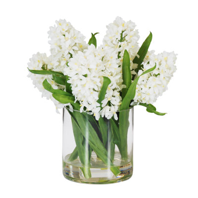 Hyacinths Arrangement in Vase