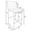 Ensemble de 2 chaises de bar en similicuir Torence-1351748679