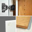 White Solid Wood Wall - Mounted Cabinet With Soft Close Feature And Ample Storage For Bathroom Lounge 27"w×12"d×36"h, Waterproof Double Door Drawer 27"w×12"d×36"h