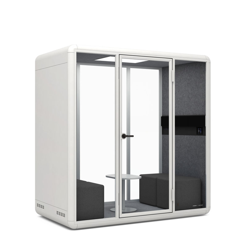 Ensemble de table d'appoint Block Party, blanc Tucker, Gris foncé