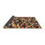 Tapis orange/vert/bleu zone contemporaine-1888594369