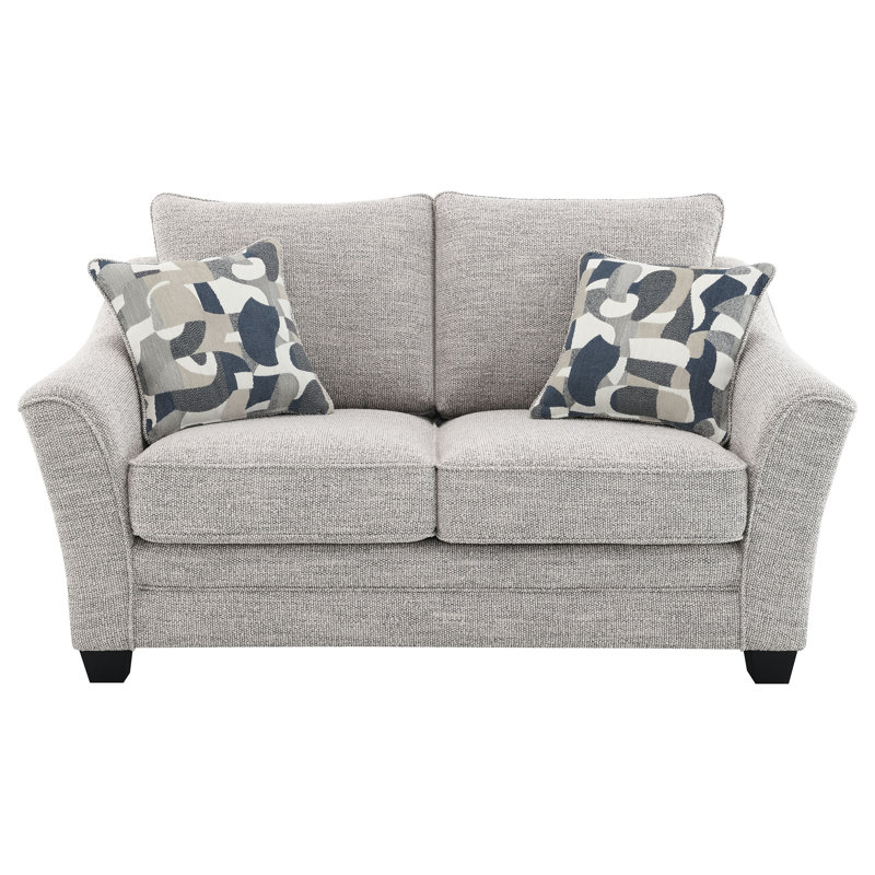 Causeuse Rajrani Boucle, H 34,5 po x l 61 po x P 38 po