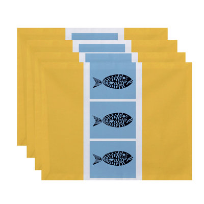 Bartow Polyester Nautical Rectangle Placemat