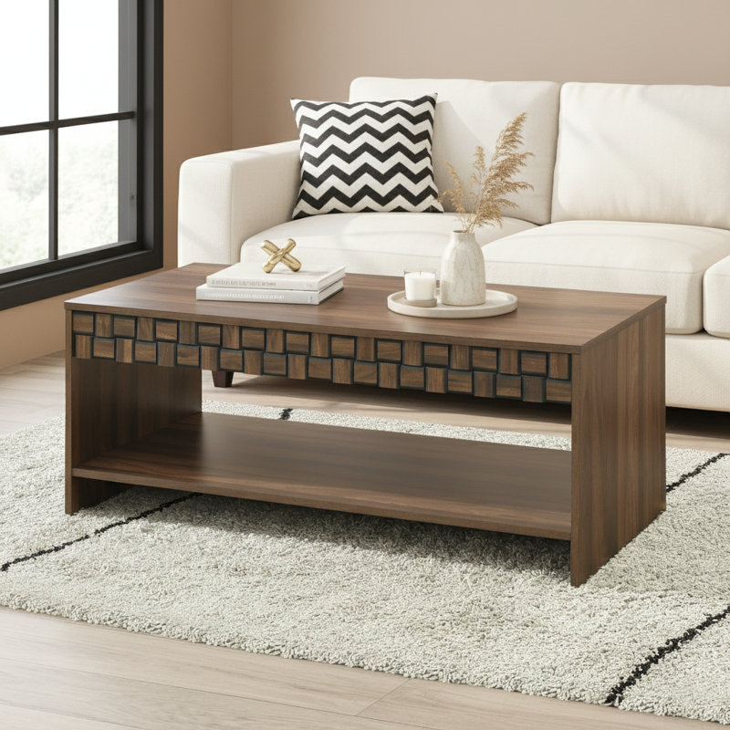 Table basse 39,4 "avec tablette ouverte Adonia
