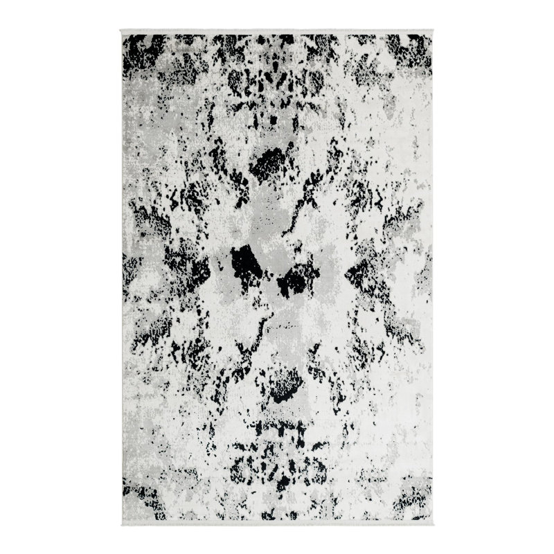 Bralin Abstract Indoor Rug, Rectangle 5'3" x 8'