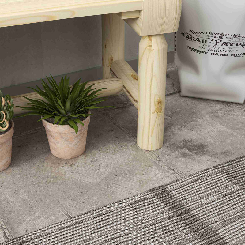 Banc de patio en bois Elegant Backless