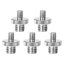 Adaptateur 5 vis 3/8 à 1/4 adaptateur 5 pièces pour vis de trépied durable pour microphone monopode reflex numérique