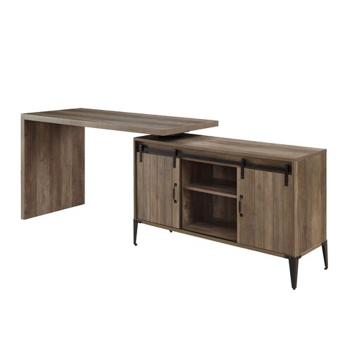 Gracie Oaks Clickett Desk & Reviews | Wayfair