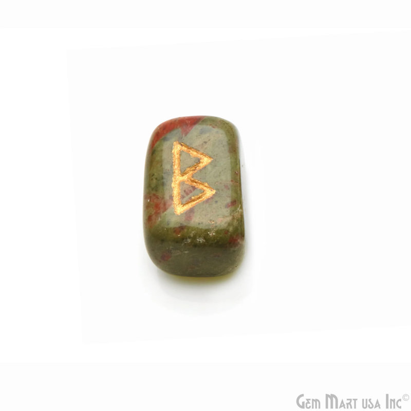 Carved Stone Accent Set, Zen Stone Décor, White Unakite Tumbled Gemtones, 25 Pcs, Small (3 to 5 OZ)