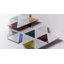 Valerie 6" Triangle Polished Marble Mosaic Tile