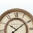 Alona Transitional Round Wall Clock in Antique Brown, 19.73'' W X 19.73'' H X 1.79'' D-2026465348